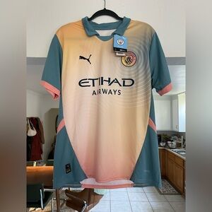 Official Puma Manchester City Gradient Jersey Size Large